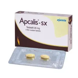 Apcalis SX 20mg - Tadalafil - Ajanta Pharma, India