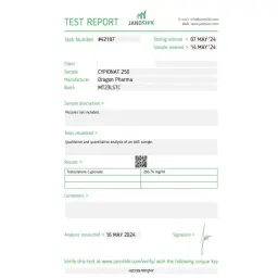 Cypionat 250 lab test result (2024-05-16)