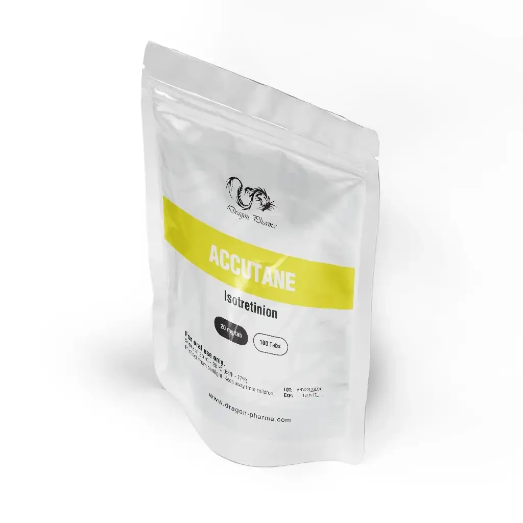 Accutane 20 mg - Isotretinoin - Dragon Pharma, Europe