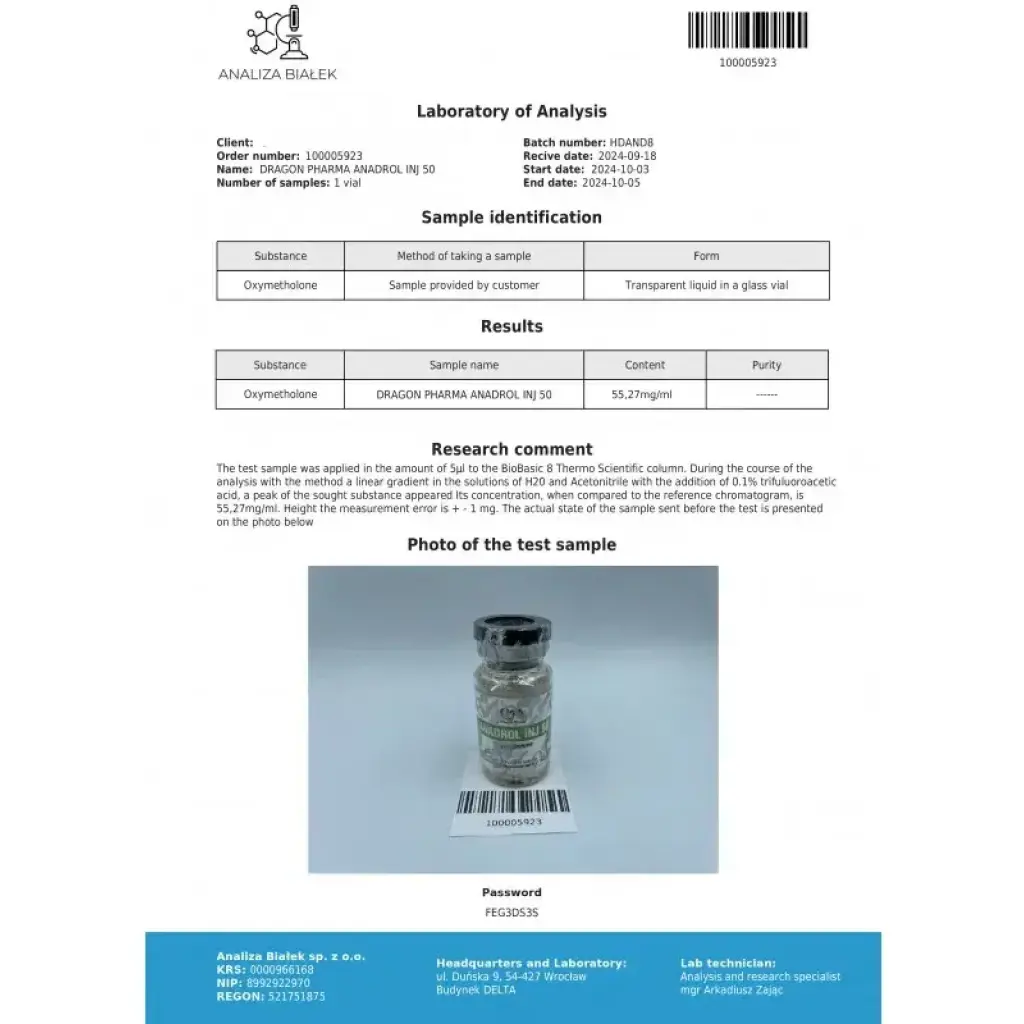 Anadrol Inj 50 - Oxymetholone - Dragon Pharma, Europe Anadrol Inj 50 - Oxymetholone - Dragon Pharma, Europe