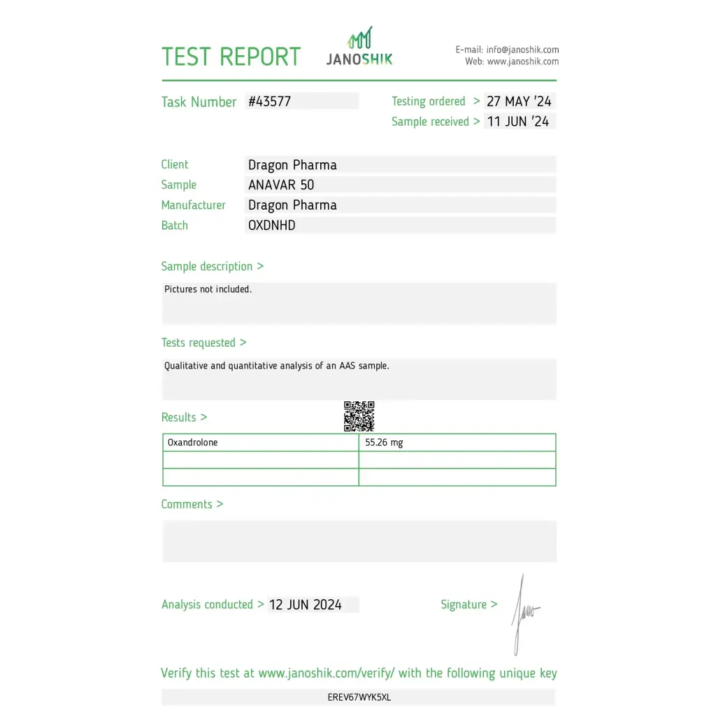 Anavar 50 - Oxandrolone - Dragon Pharma, Europe Anavar 50 - Oxandrolone - Dragon Pharma, Europe