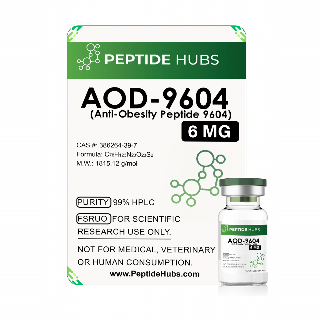 AOD 9604 5 mg - Anti-Obesity Drug 9604 - Peptide Hubs AOD 9604 5 mg - Anti-Obesity Drug 9604 - Peptide Hubs