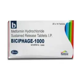 Biciphage-1000 - Metformin - Skymap Pharmaceuticals Pvt. Ltd.