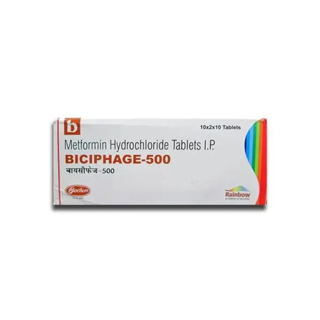 Biciphage-500 - Metformin - Skymap Pharmaceuticals Pvt. Ltd. Biciphage-500 - Metformin - Skymap Pharmaceuticals Pvt. Ltd.