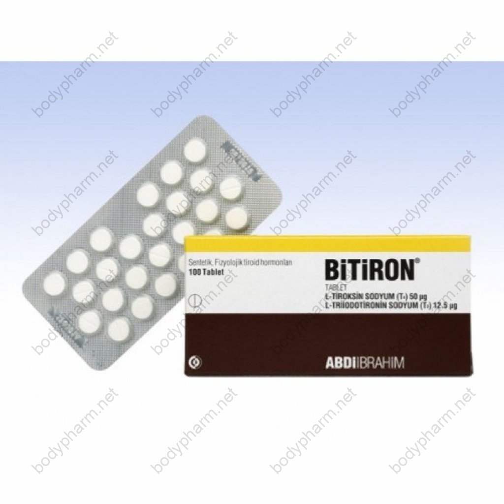 Bitiron - Levothyroxine,Liothyronine - Abdi Ibrahim, Turkey Bitiron - Levothyroxine,Liothyronine - Abdi Ibrahim, Turkey