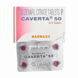 Caverta 50 mg - Sildenafil Citrate - Ranbaxy, India