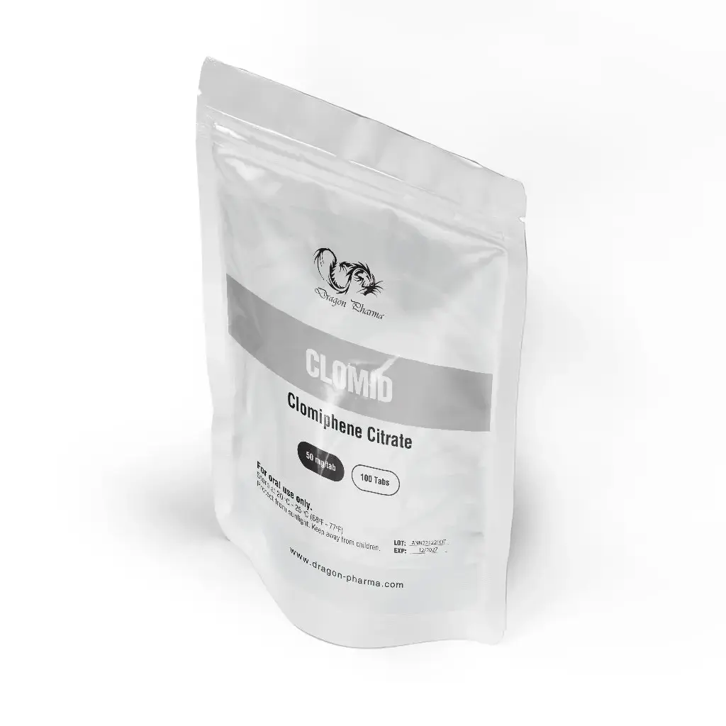 Clomid 50 mg - Clomiphene Citrate - Dragon Pharma, Europe