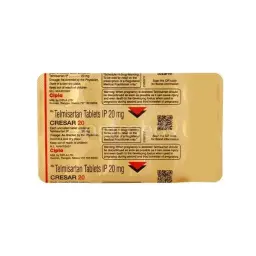 Cresar 20 - Telmisartan - Cipla, India