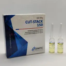 Cut-Stack 150 - Drostanolone Propionate,Testosterone Propionate,Trenbolone Acetate - Genetic Pharmaceuticals