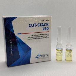 Cut-Stack 150 - Drostanolone Propionate,Testosterone Propionate,Trenbolone Acetate - Genetic Pharmaceuticals