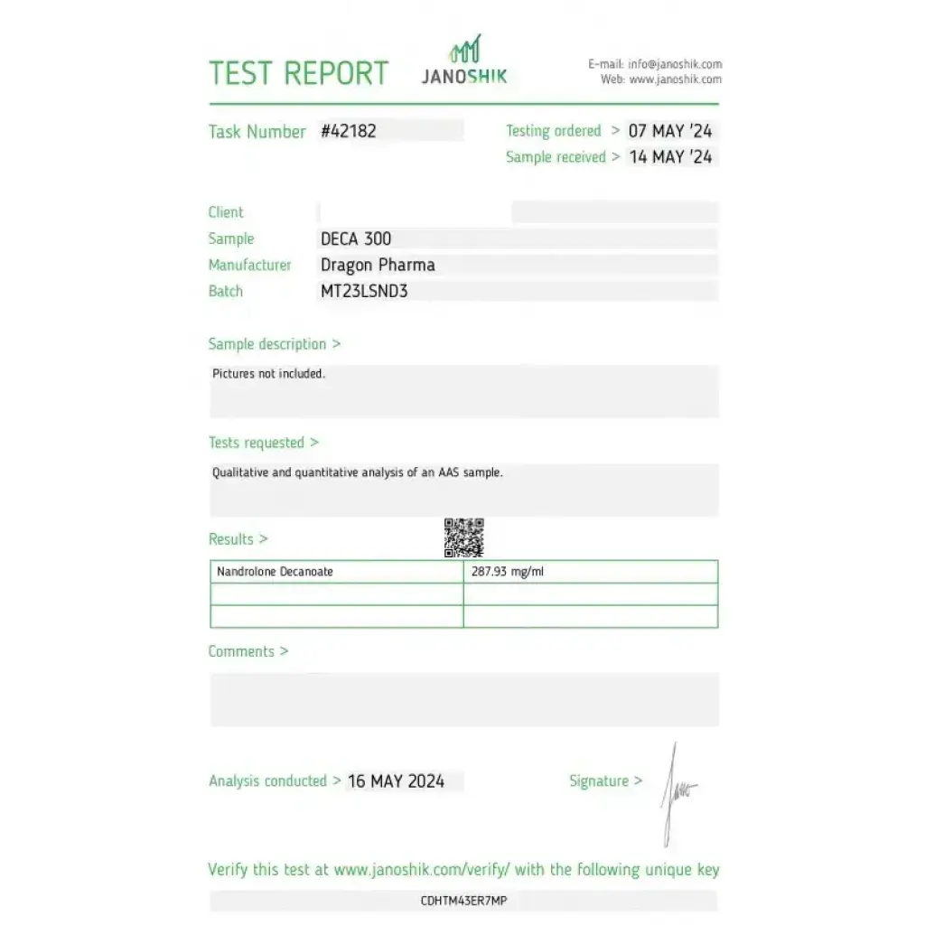 Deca 300 - Nandrolone Decanoate - Dragon Pharma, Europe Deca 300 - Nandrolone Decanoate - Dragon Pharma, Europe