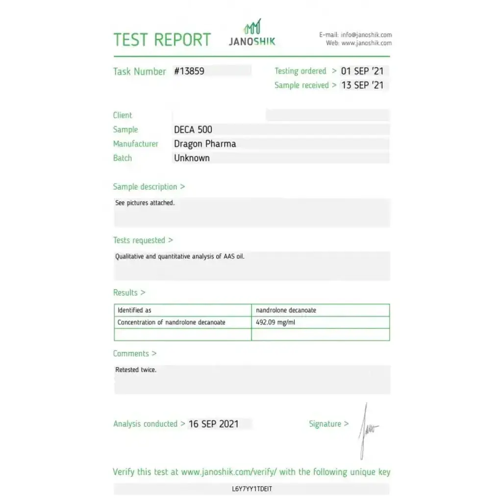 Deca 500 - Nandrolone Decanoate - Dragon Pharma, Europe Deca 500 - Nandrolone Decanoate - Dragon Pharma, Europe
