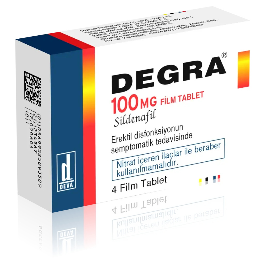 Degra 100 mg - Sildenafil Citrate - Deva