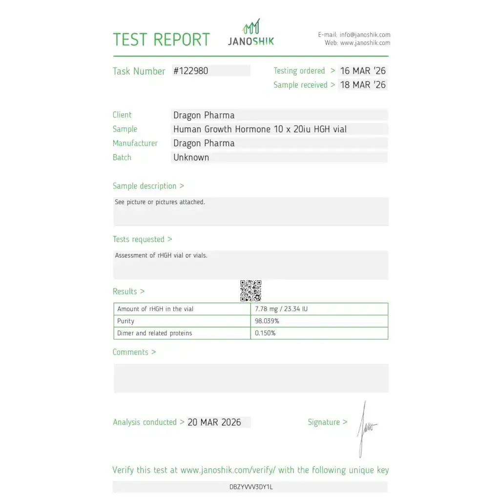 Dragontropin HGH 200 IU