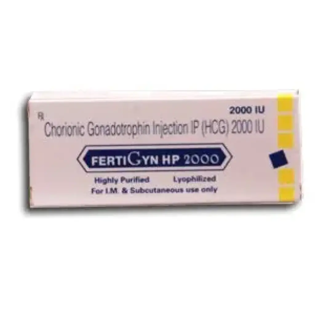 Fertigyn 2000 IU - Human Chorionic Gonadotropin - Sun Pharma, India Fertigyn 2000 IU - Human Chorionic Gonadotropin - Sun Pharma, India