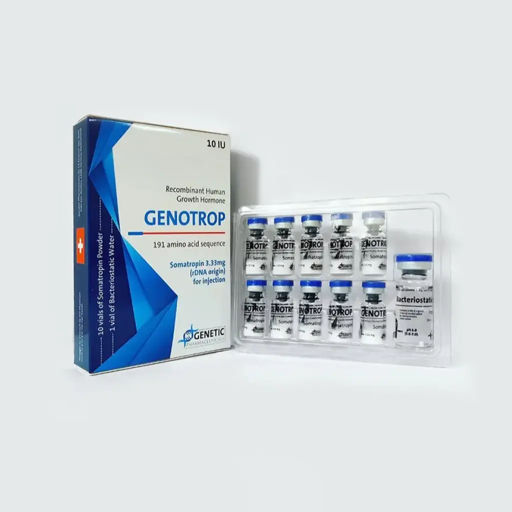 Genotrop 10 IU - Human Growth Hormone - Genetic Pharmaceuticals Genotrop 10 IU - Human Growth Hormone - Genetic Pharmaceuticals