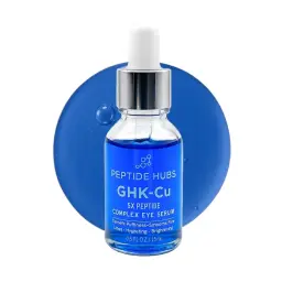 GHK-Cu Eye Serum - Aqua,Glycerin,Propanediol,a 5X Peptide Complex,Caffeine - Peptide Hubs