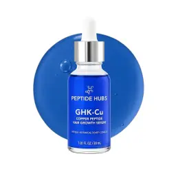 GHK-Cu Hair Serum - AHK-Cu,rosemary,peppermint,lavender oils,panthenol,sodium hyaluronate,copper tripeptide-1,allantoin,Pro-Vitamin B5 - Peptide Hubs