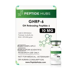 GHRP-6 10 mg - GHRP-6 - Peptide Hubs
