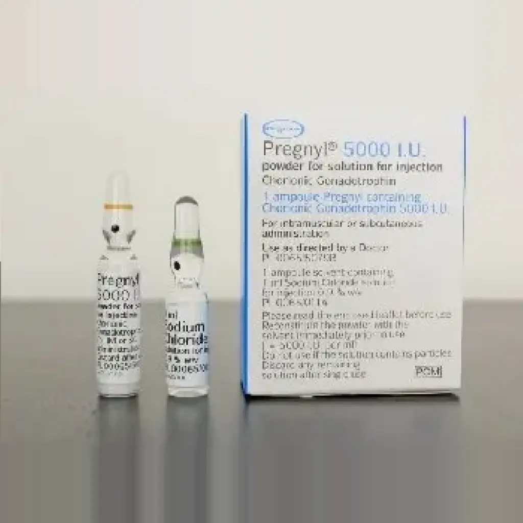 HCG Pregnyl - Human Chorionic Gonadotropin - Organon Ilaclari, Turkey