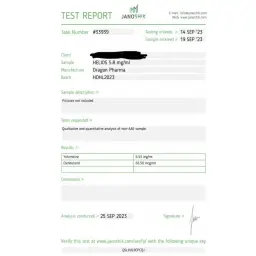 Helios - Clenbuterol,Yohimbine - Dragon Pharma, Europe