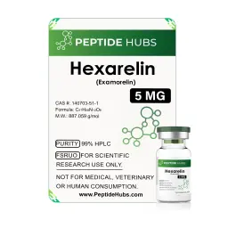 Hexarelin 5 mg - Examorelin - Peptide Hubs