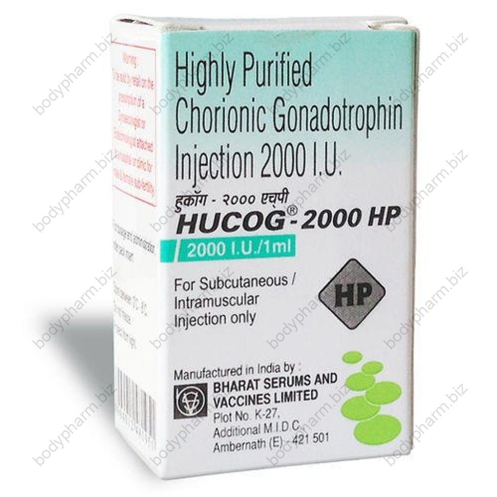HuCoG 2000 IU - Human Chorionic Gonadotropin - Bharat Serums And Vaccines Ltd, India HuCoG 2000 IU - Human Chorionic Gonadotropin - Bharat Serums And Vaccines Ltd, India