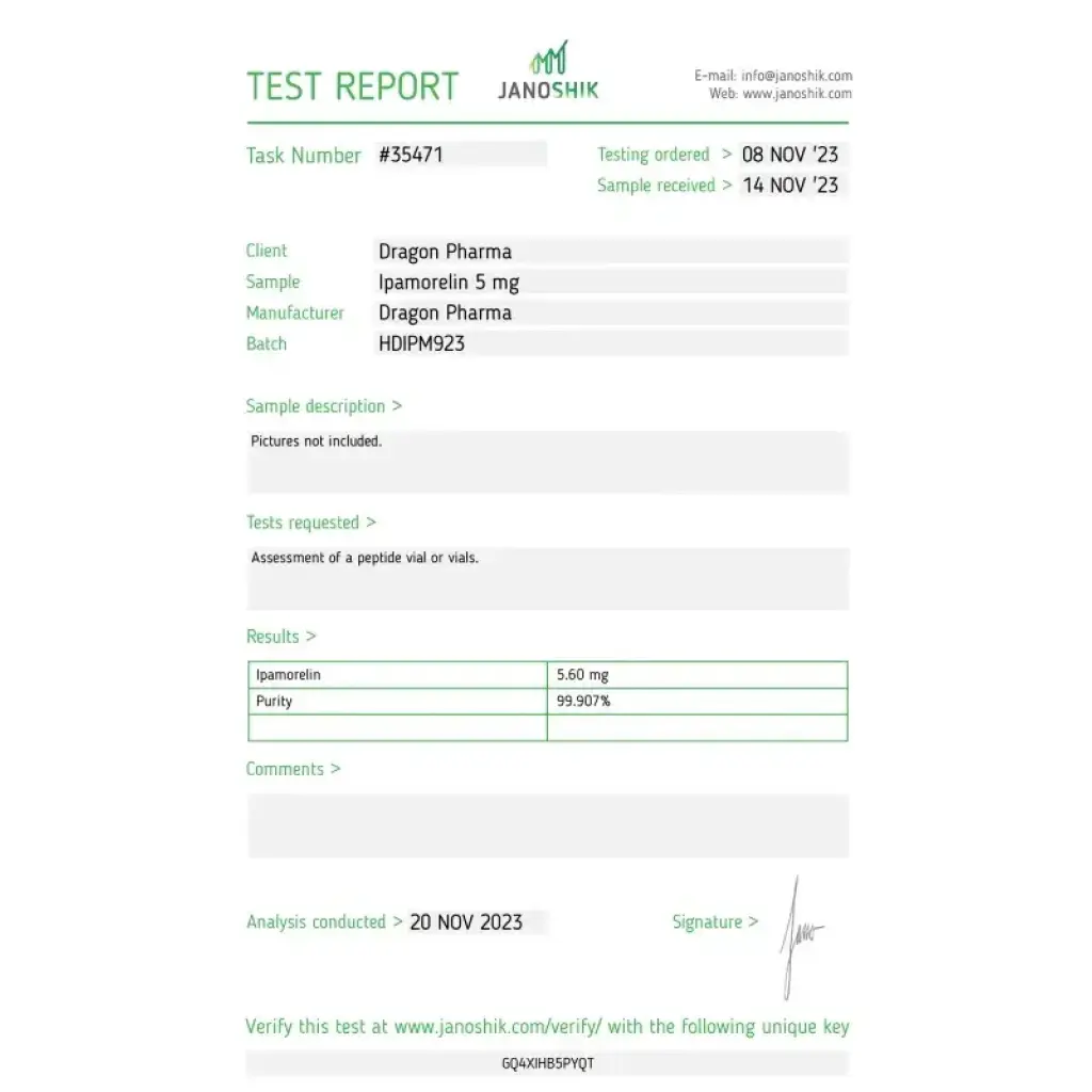 Ipamorelin - Ipamorelin - Dragon Pharma, Europe Ipamorelin - Ipamorelin - Dragon Pharma, Europe
