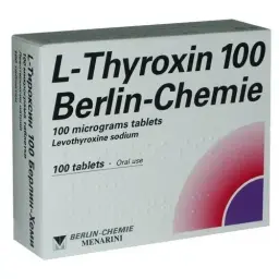 L-Thyroxin 100 - Levothyroxine Sodium - Berlin-Chemie, Germany