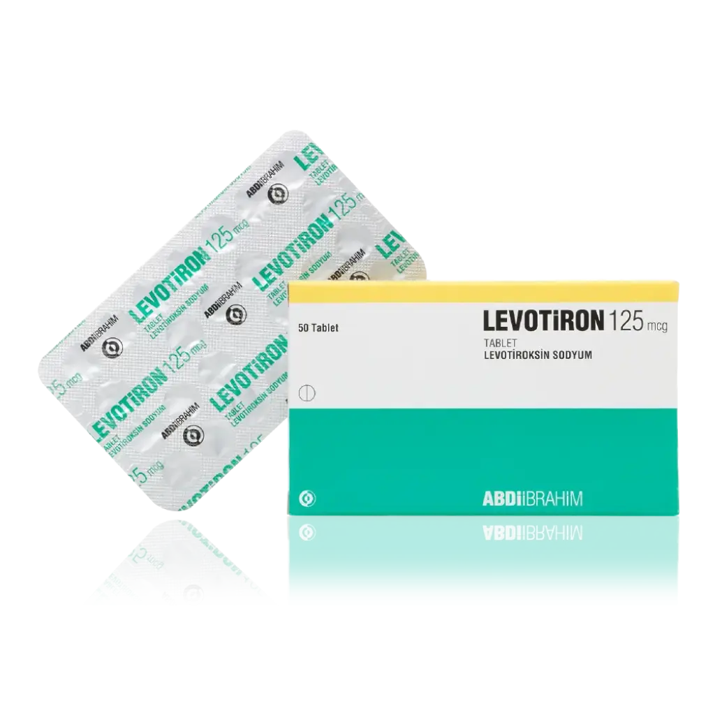 Levotiron 125 mcg - Levothyroxine Sodium - Abdi Ibrahim, Turkey