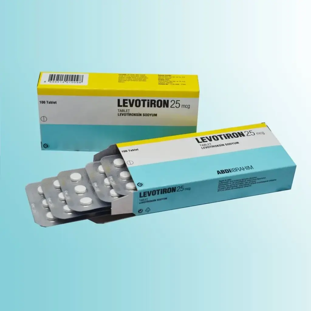 Levotiron 25 mcg - Levothyroxine Sodium - Abdi Ibrahim, Turkey