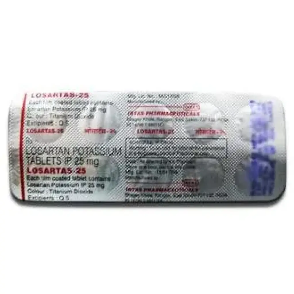 Losartas-25 - Losartan - Intas Pharmaceuticals Ltd. Losartas-25 - Losartan - Intas Pharmaceuticals Ltd.