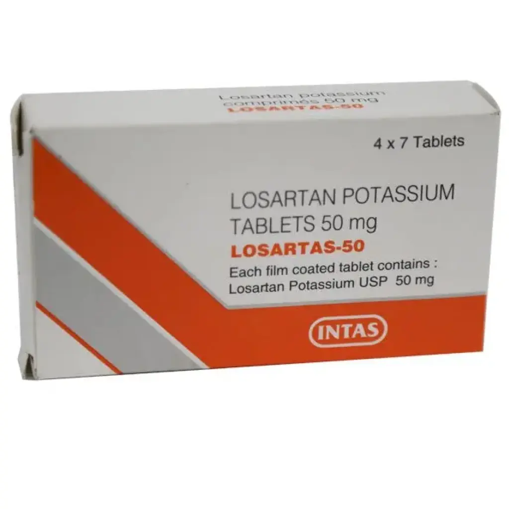 Losartas-50 - Losartan - Intas Pharmaceuticals Ltd. Losartas-50 - Losartan - Intas Pharmaceuticals Ltd.
