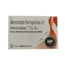 Menodac 75 IU - Human Menopausal Gonadotropin - Zydus Healthcare