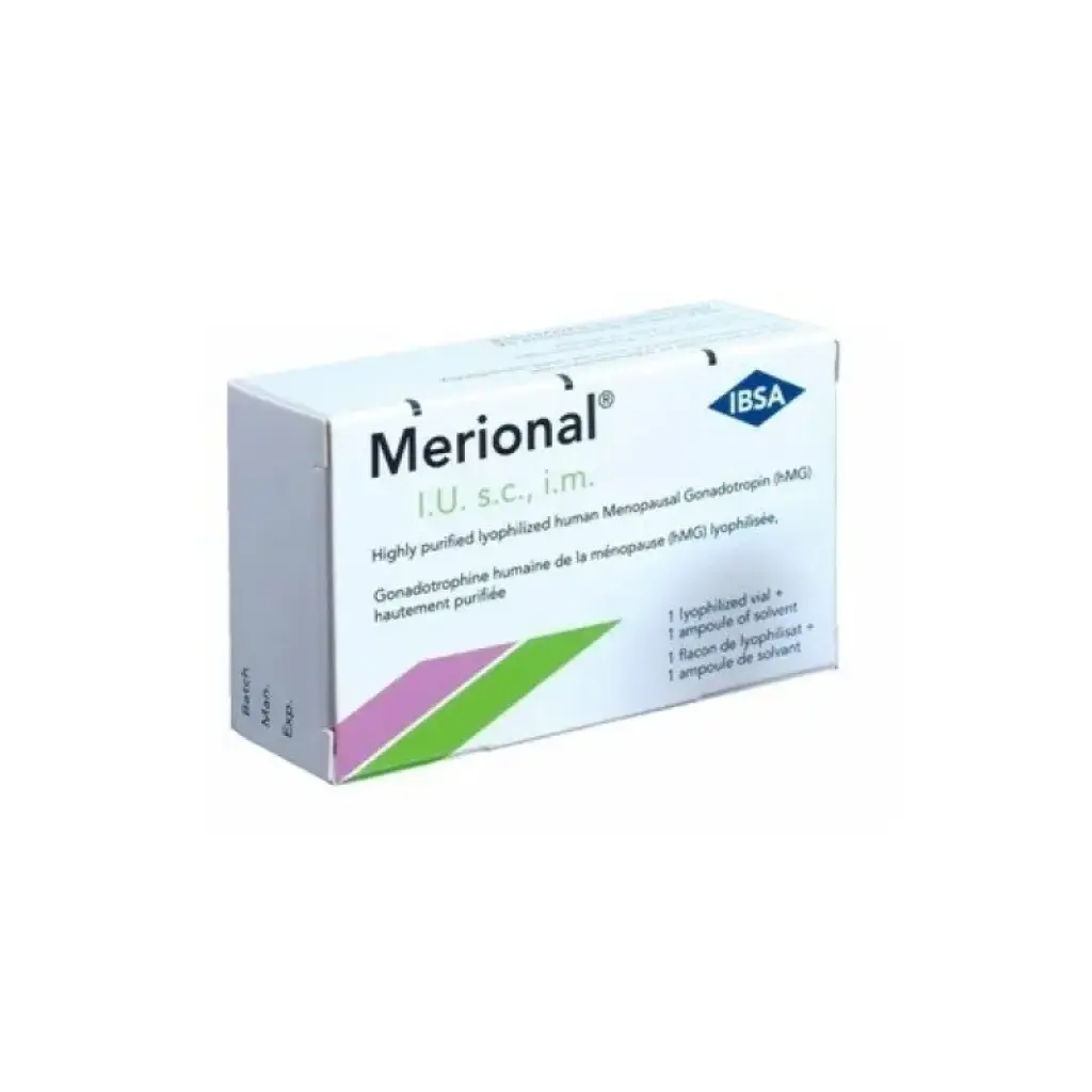 Merional HMG 150 IU - Human Menopausal Gonadotropin - IBSA, Turkey Merional HMG 150 IU - Human Menopausal Gonadotropin - IBSA, Turkey