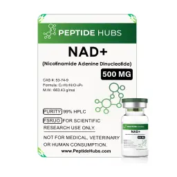 NAD+ 500 mg - Nicotinamide Adenine Dinucleotide - Peptide Hubs