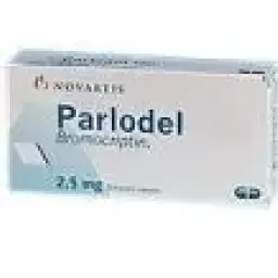Parlodel Tabs - Bromocriptine - Meda Pharma, Turkey