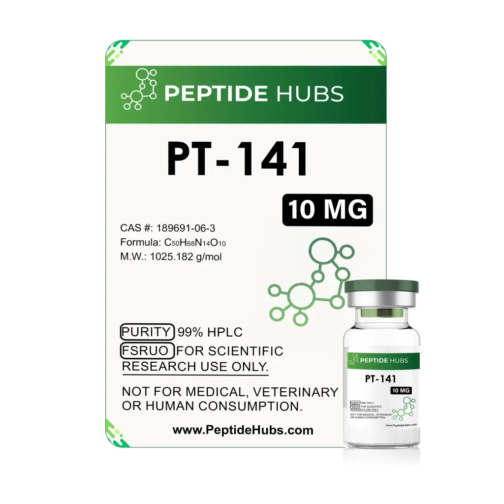 PT-141 10 mg - Bremelanotide - Peptide Hubs PT-141 10 mg - Bremelanotide - Peptide Hubs