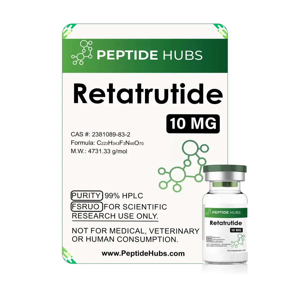 Retatrutide 10 mg - Retatrutide - Peptide Hubs Retatrutide 10 mg - Retatrutide - Peptide Hubs