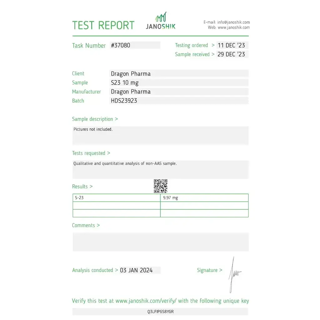 S 23 - Mastorin - Dragon Pharma, Europe S 23 - Mastorin - Dragon Pharma, Europe