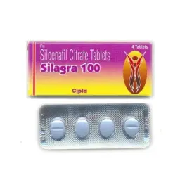 Silagra 100mg - Sildenafil Citrate - Cipla, India