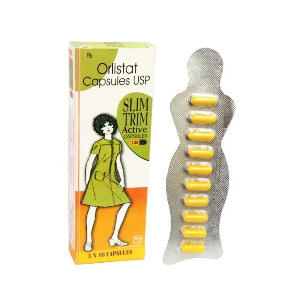 Slim Trim Active 120 - Orlistat - German Remedies