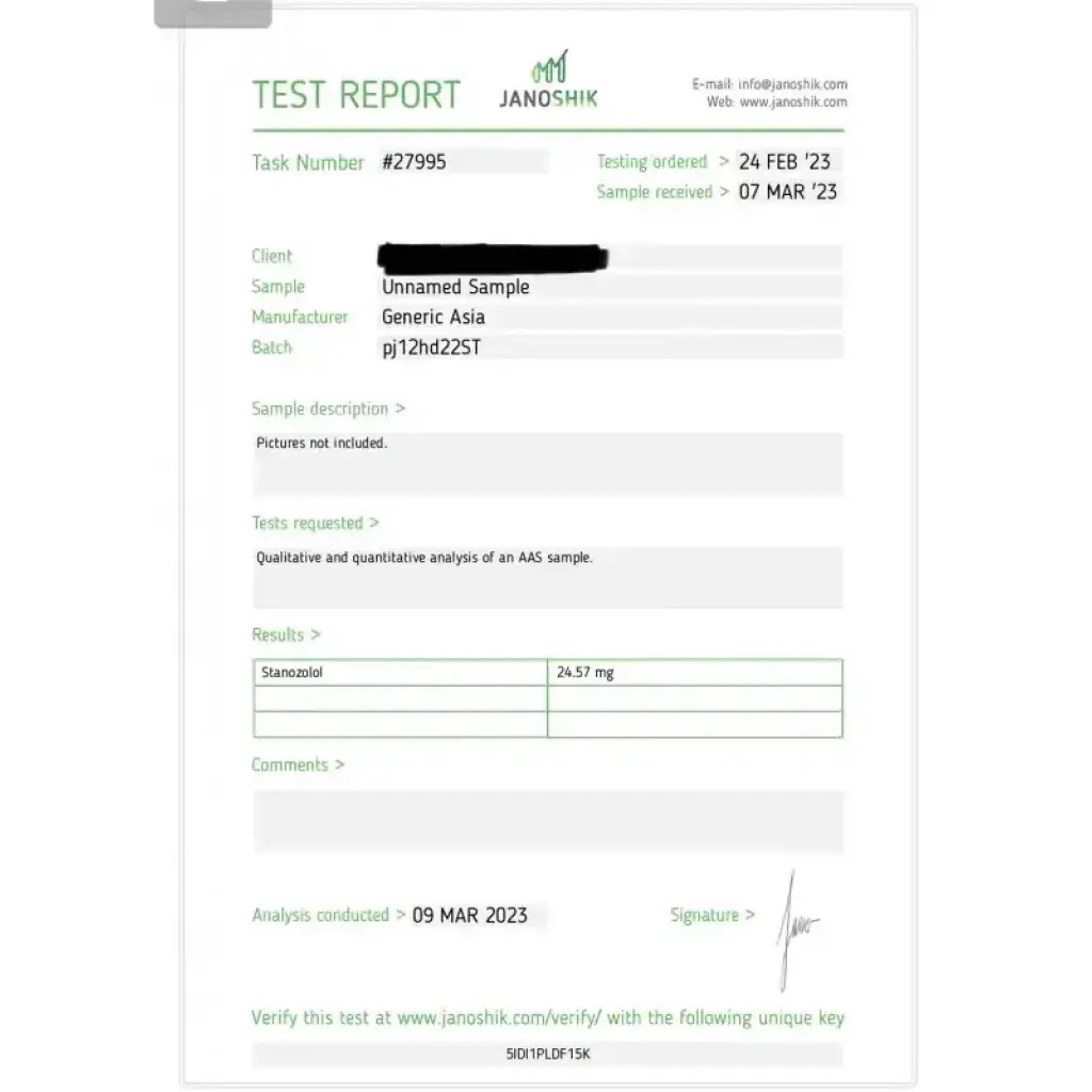 Stanozolol 25 - Stanozolol - Generic Asia Stanozolol 25 - Stanozolol - Generic Asia