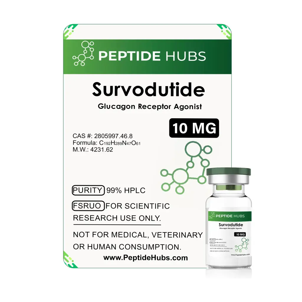 Survodutide 10 mg - Survodutide Glucagon Receptor Agonist - Peptide Hubs