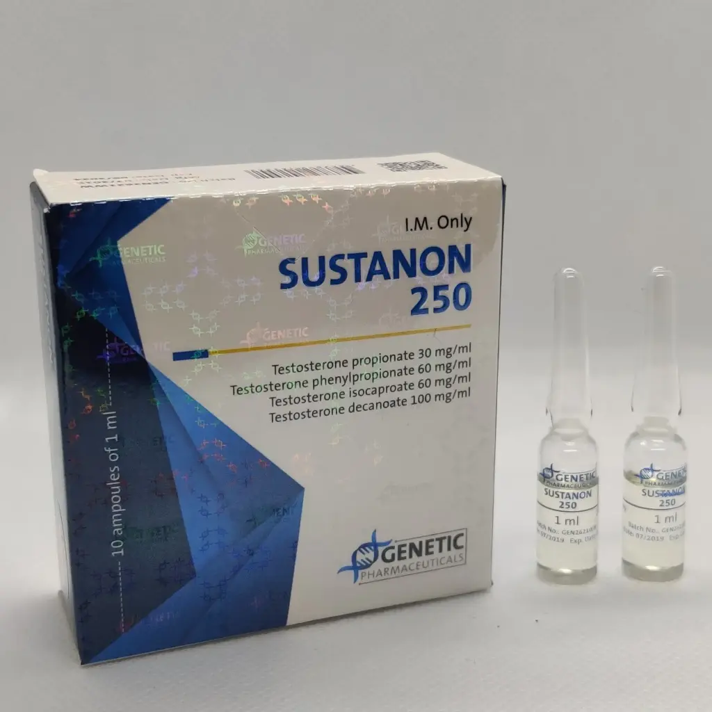 Sustanon 250 - Testosterone Decanoate,Testosterone Phenylpropionate,Testosterone Propionate,Testosterone Isocaproate - Genetic Pharmaceuticals Sustanon 250 - Testosterone Decanoate,Testosterone Phenylpropionate,Testosterone Propionate,Testosterone Isocaproate - Genetic Pharmaceuticals