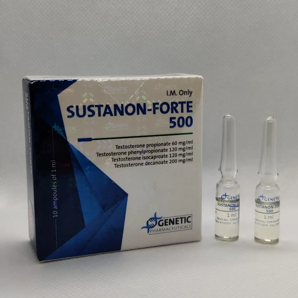 Sustanon-Forte 500 - Testosterone Decanoate,Testosterone Phenylpropionate,Testosterone Propionate,Testosterone Isocaproate - Genetic Pharmaceuticals Sustanon-Forte 500 - Testosterone Decanoate,Testosterone Phenylpropionate,Testosterone Propionate,Testosterone Isocaproate - Genetic Pharmaceuticals