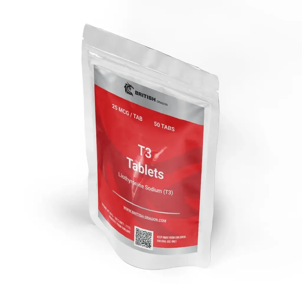 T3 Tablets - Liothyronine Sodium (T3) - British Dragon Pharmaceuticals T3 Tablets - Liothyronine Sodium (T3) - British Dragon Pharmaceuticals