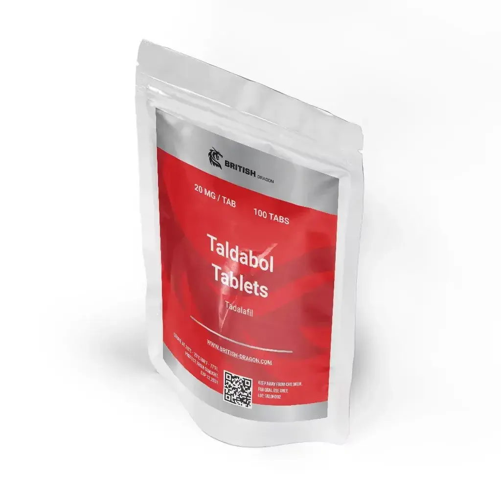 Taldabol 20 mg (100 Tablets) - Tadalafil - British Dragon Pharmaceuticals