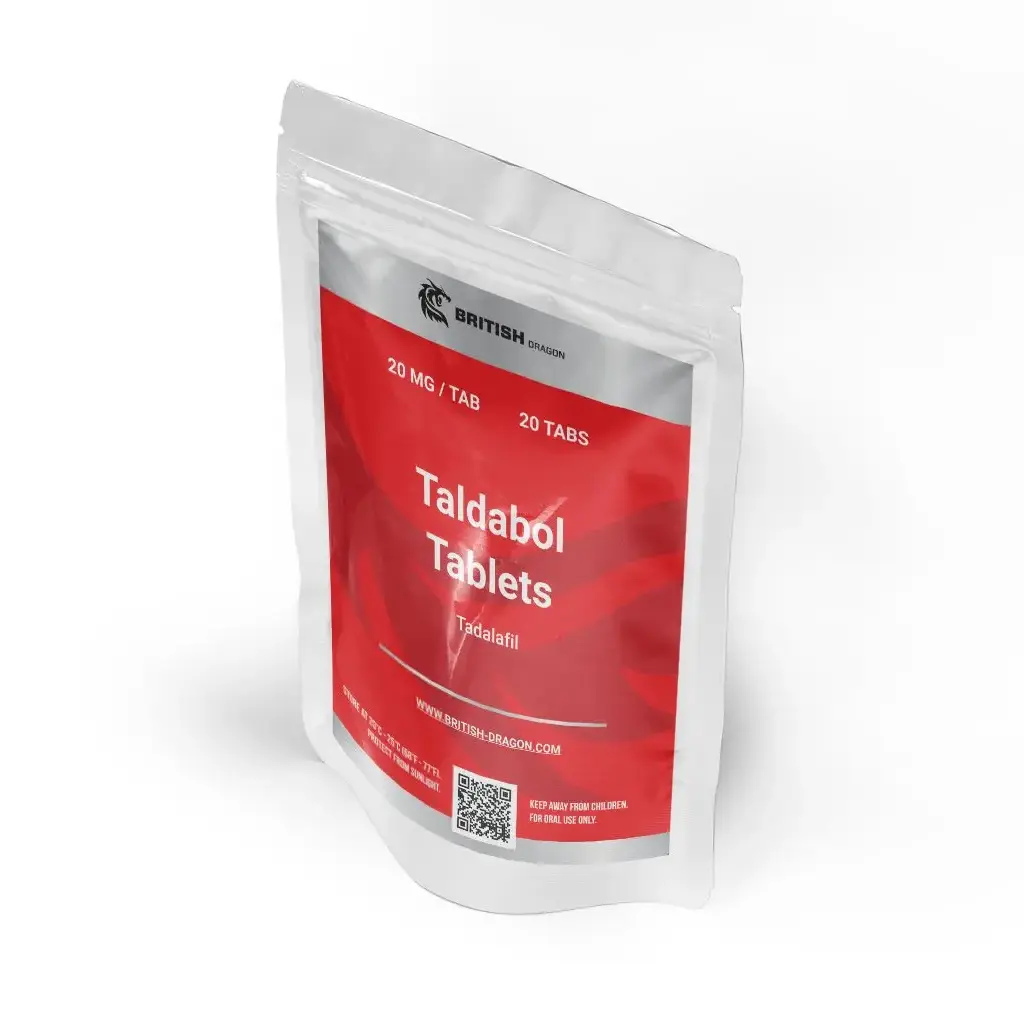Taldabol 20 mg (20 Tablets) - Tadalafil - British Dragon Pharmaceuticals