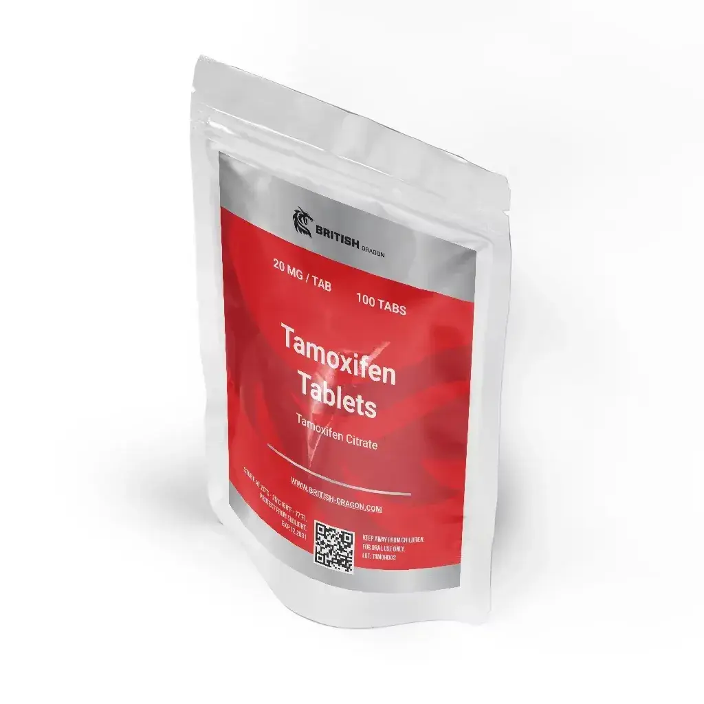 Tamoxifen 20 mg (100 Tablets) - Tamoxifen Citrate - British Dragon Pharmaceuticals
